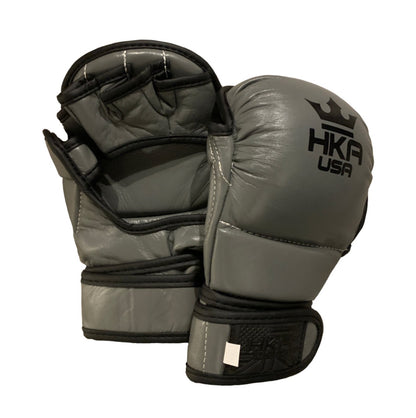 MMA Sparring Gloves Premium Line- SMOKE GREY