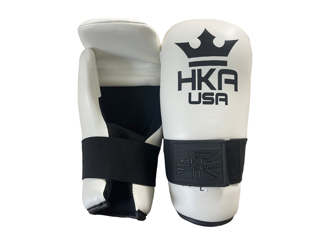 Point Karate Sparring Gloves - White